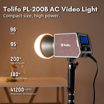 Palm Light PL-200B AC Video Light