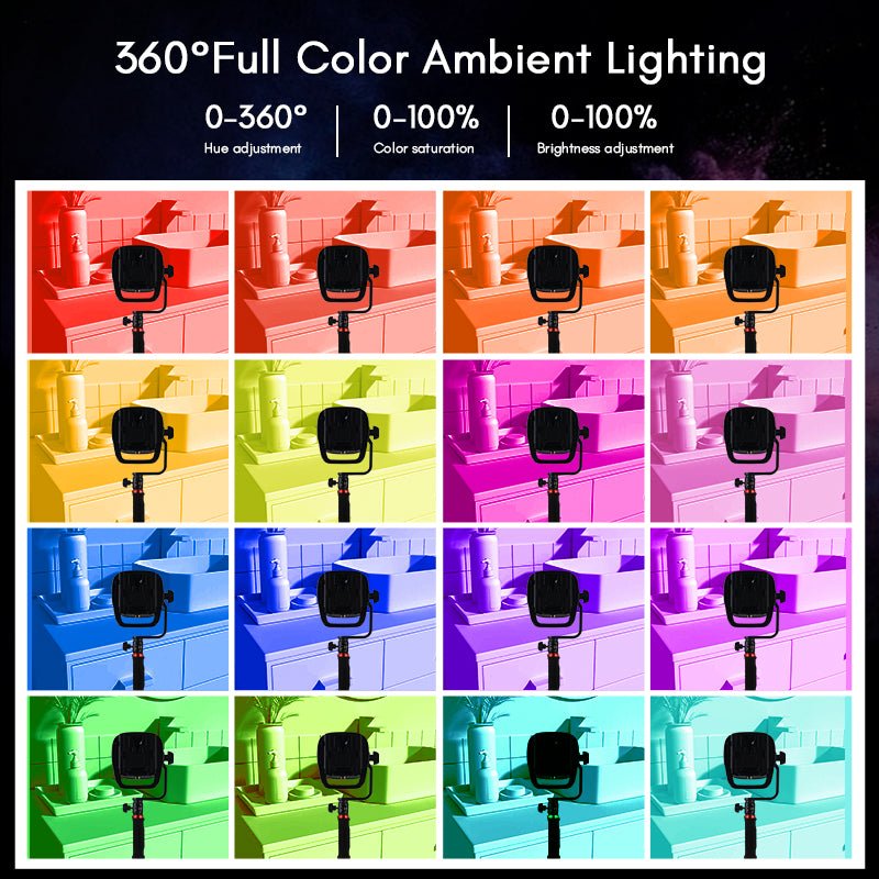 SK - 200D RGB COB Video Light - tolifo led light