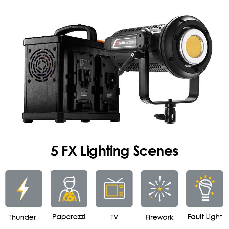 SK - D7000SL LED COB Video Light Daylight - tolifo led light