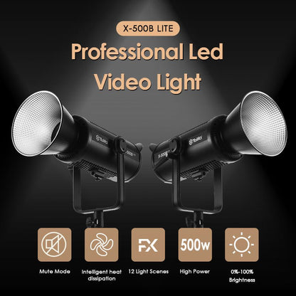 X - 500B Lite Bi - Color LED Video Light - tolifo led light