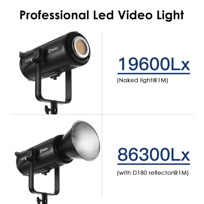 X - 500B Lite Bi - Color LED Video Light - tolifo led light