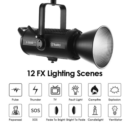 X - 500B Lite Bi - Color LED Video Light - tolifo led light